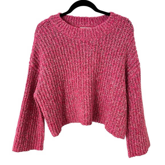 Sincerly Jules Sweaters - Sincerely Jules Cropped Pink Sweater